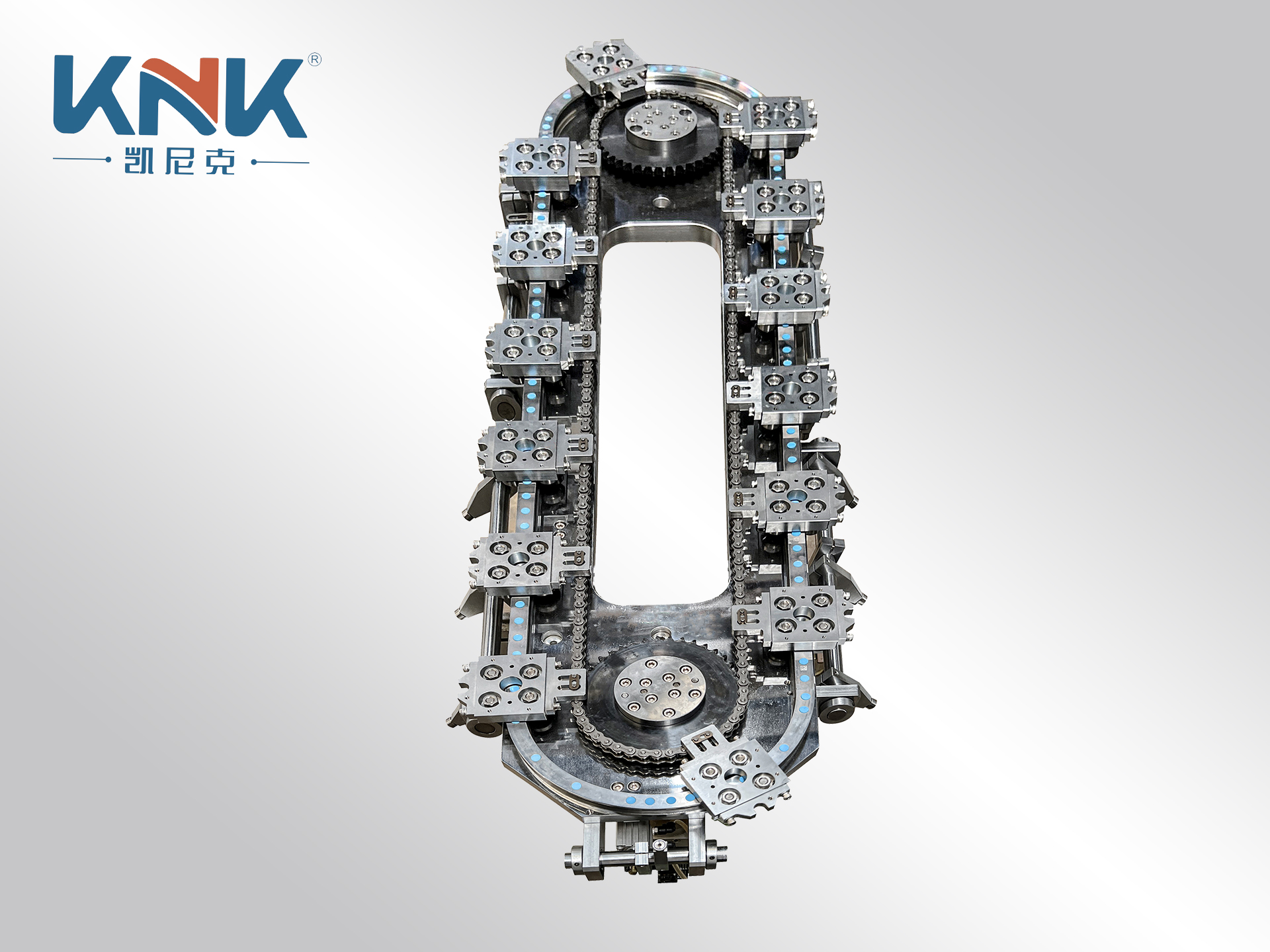 TY链条环形导轨输送线,凯尼克圆弧导轨循环线源头厂家支持定制