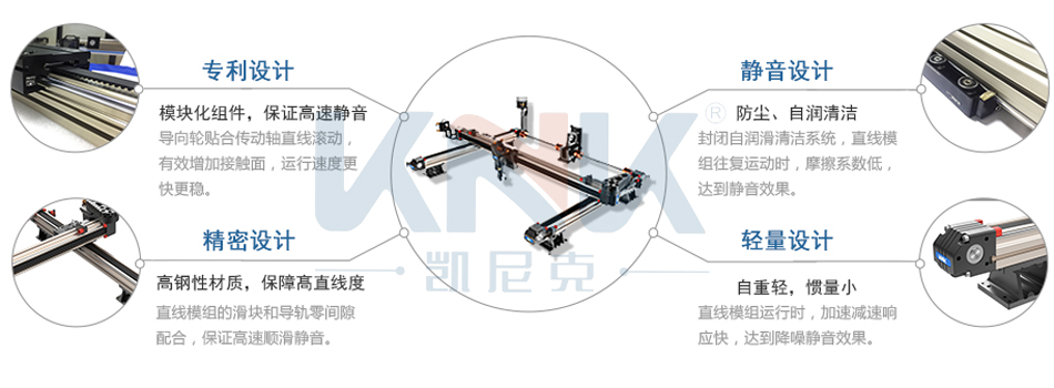 K50N线性模组,皮带模组,KNK同步带直线滑台模组品牌厂家