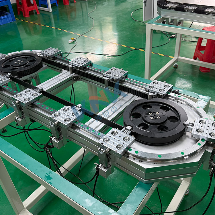 环形输送线，环形导轨输送线，环形导轨，圆弧导轨，环形导轨循环线，环形导轨定制，环形导轨生产厂家，圆弧导轨